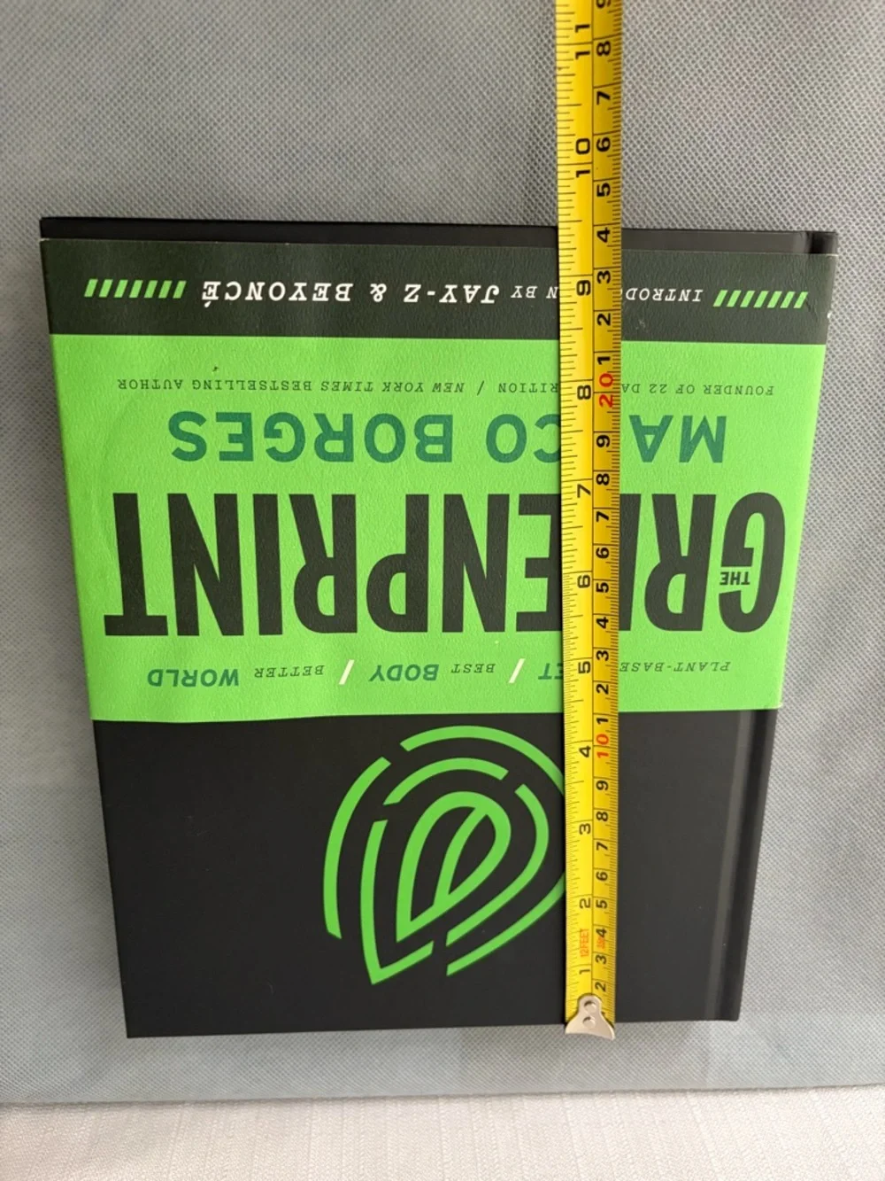 The Greenprint Marco Borges Hardcover Book Plant Based Diet Excellent ((F147)